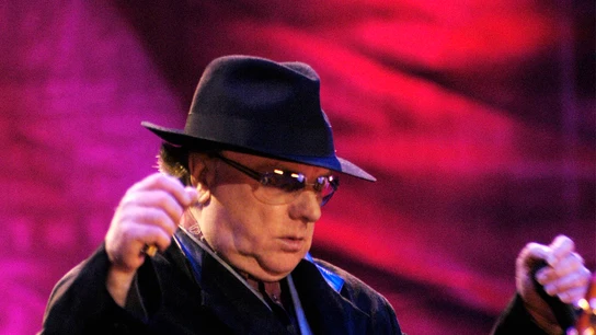 Van Morrison durante el concierto en Madrid Van Morrison durante el concierto en Madrid
