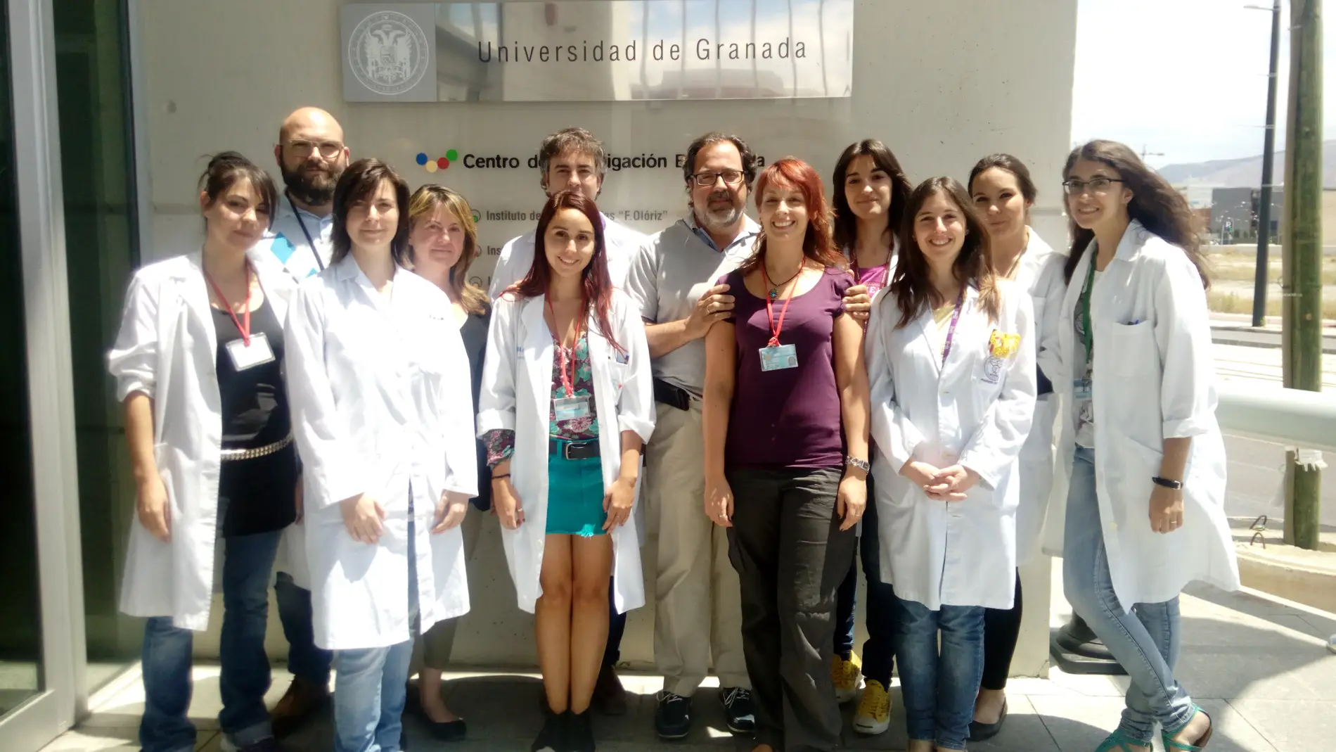 Parte del grupo de investigación de la U