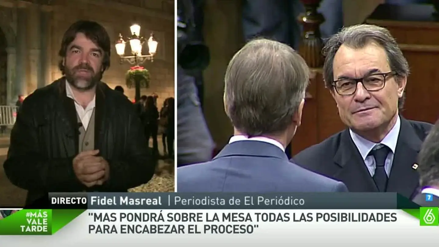 El periodista Fidel Masreal, en Más Vale Tarde El periodista Fidel Masreal, en Más Vale Tarde