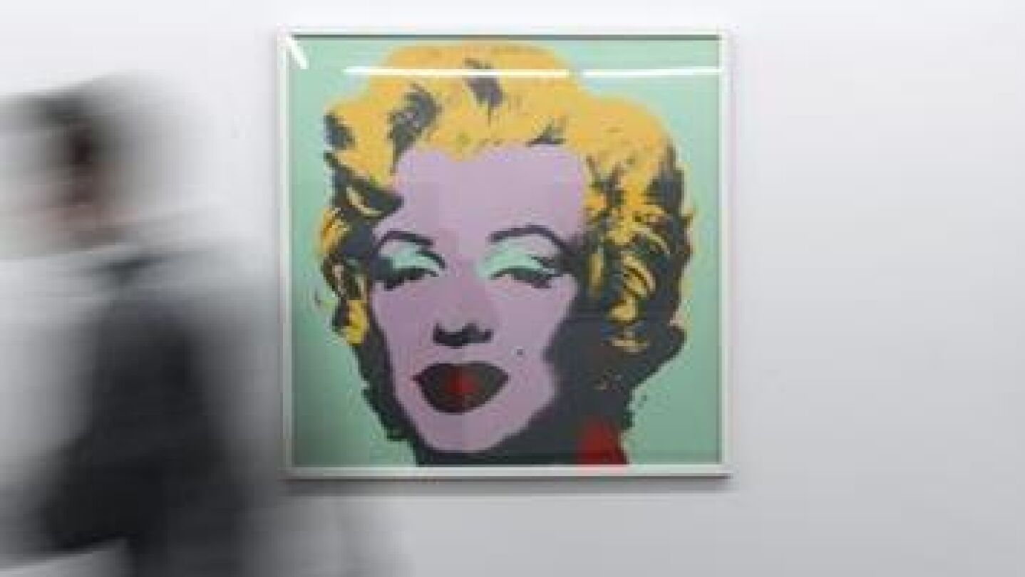 Retrato de Marilyn Monroe realizado por Andy Warhol