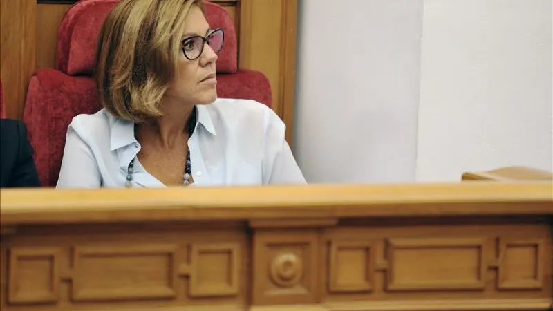  María Dolores de Cospedal, en las Cortes de Castilla-La Mancha