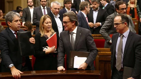 Artur Mas, Francesc Homs, Jordi Turull y Neus Munté Artur Mas, Francesc Homs, Jordi Turull y Neus Munté