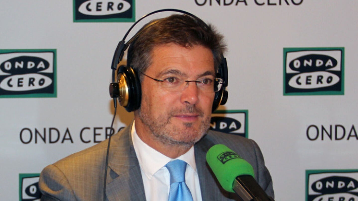 Rafael Catal&aacute;, ministro de Justicia en Onda Cero