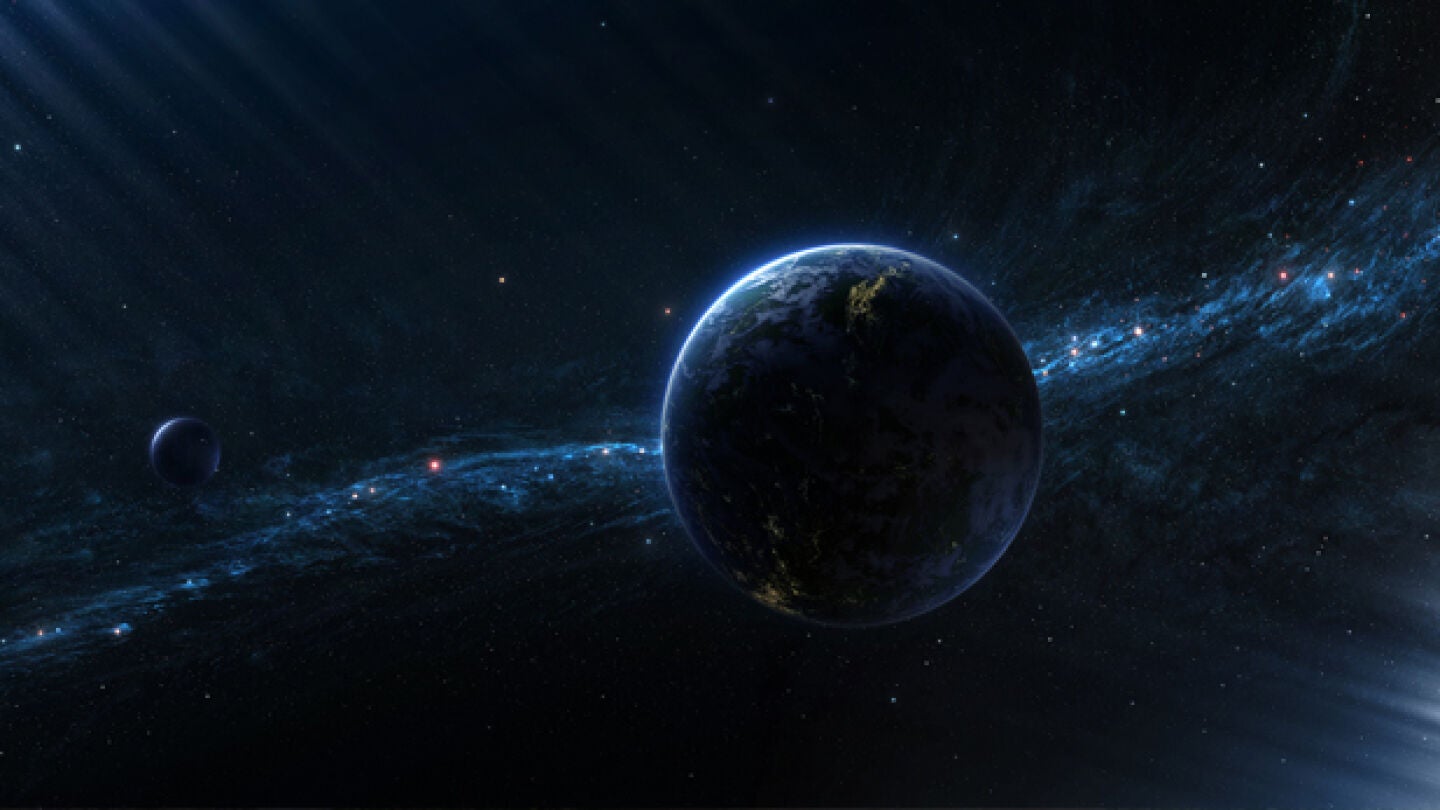 Recreaci&oacute;n de un planeta