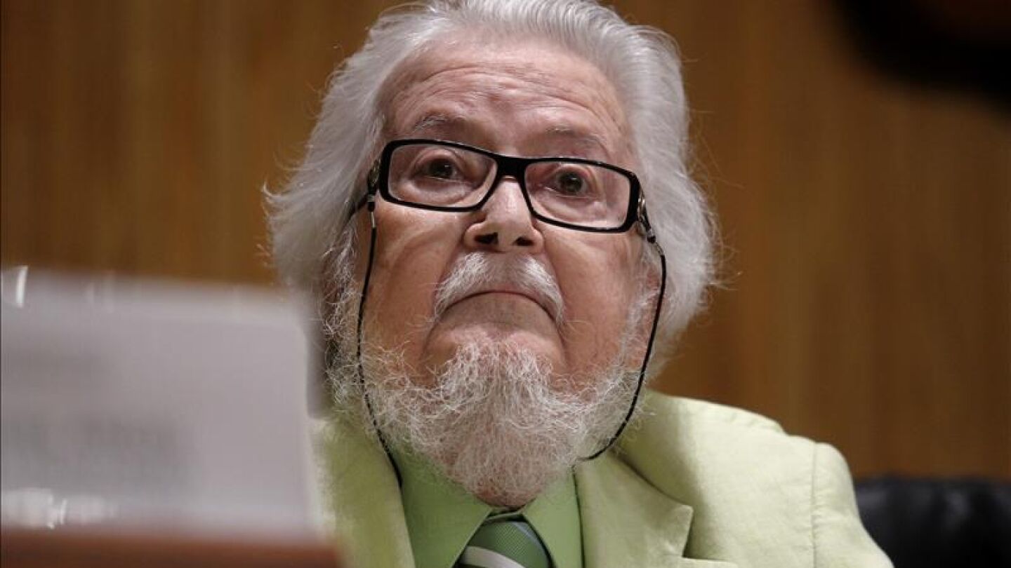 El escritor mexicano Fernando del Paso durante el 'Dia Mundial del Libro'