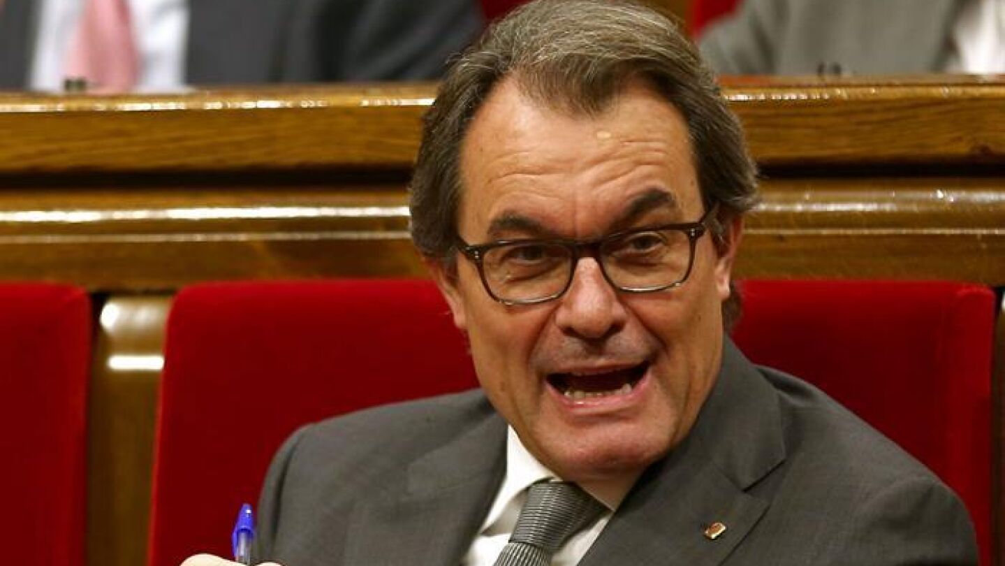 Artur Mas en el Parlament de Catalu&ntilde;a
