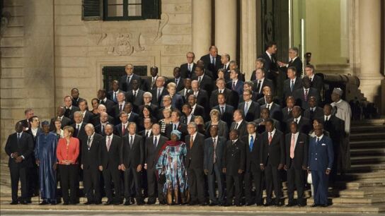 Los asistentes a la cumbre de La Valeta sobre inmigraci&oacute;n 2015 