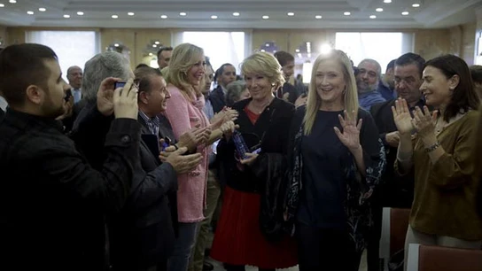 Cifuentes y Aguirre en un acto del PP Cifuentes y Aguirre en un acto del PP