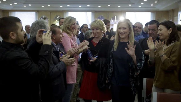 Cifuentes y Aguirre en un acto del PP Cifuentes y Aguirre en un acto del PP