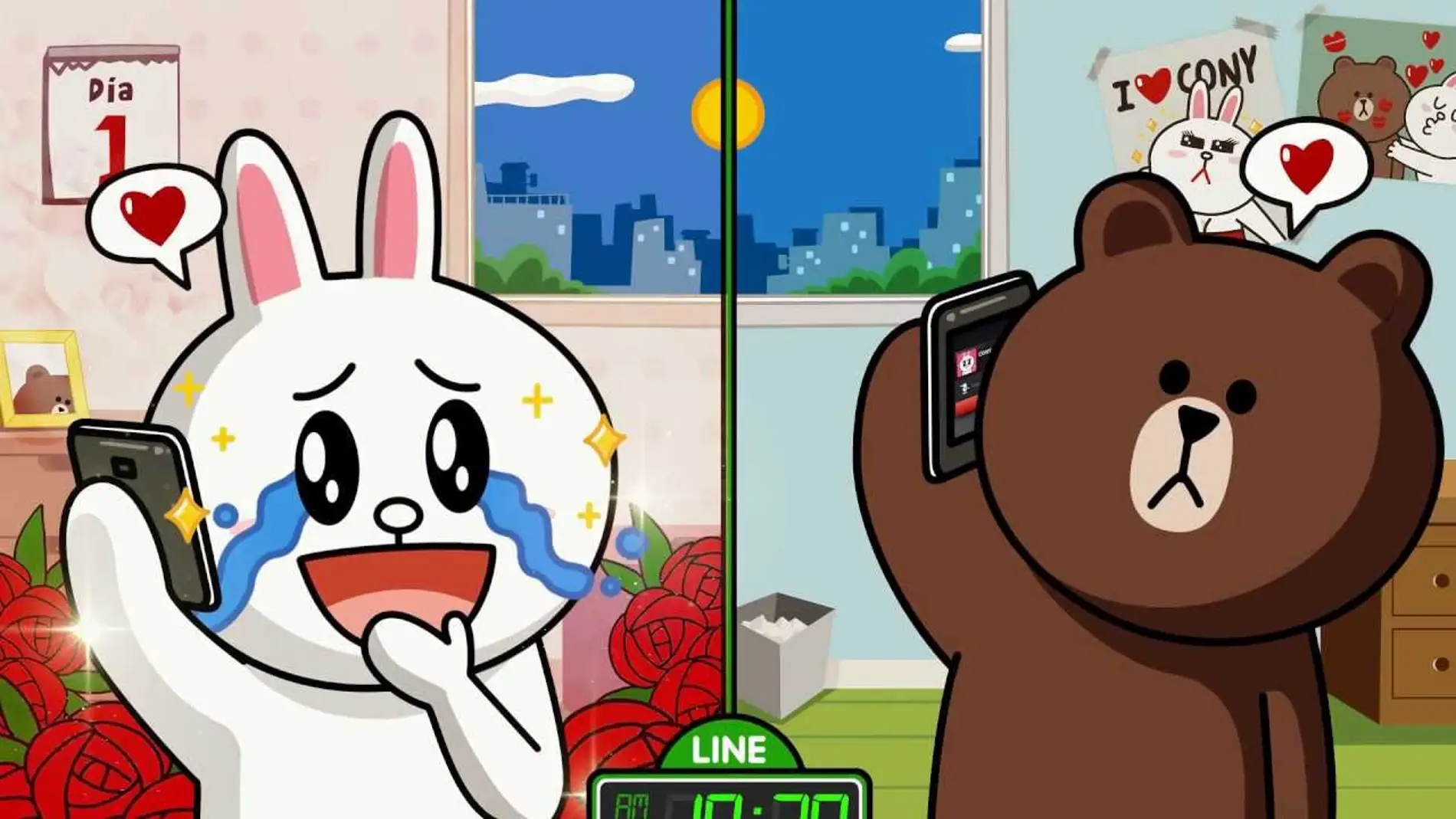 Los usuarios de Line se estancan