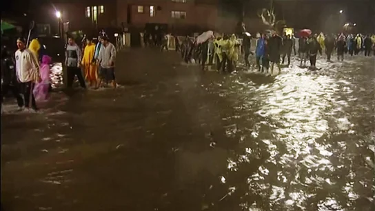 Un barrio de Buenos Aires inundado por las lluvias Un barrio de Buenos Aires inundado por las lluvias