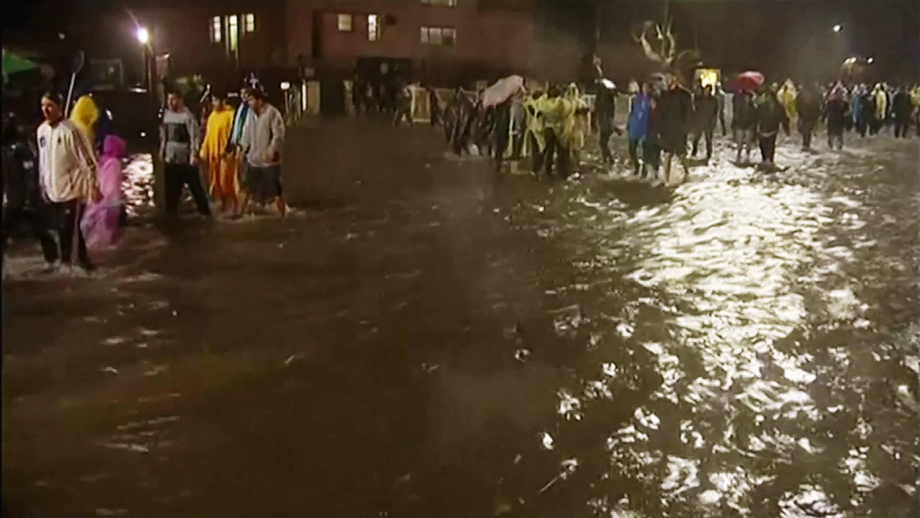 Un barrio de Buenos Aires inundado por las lluvias