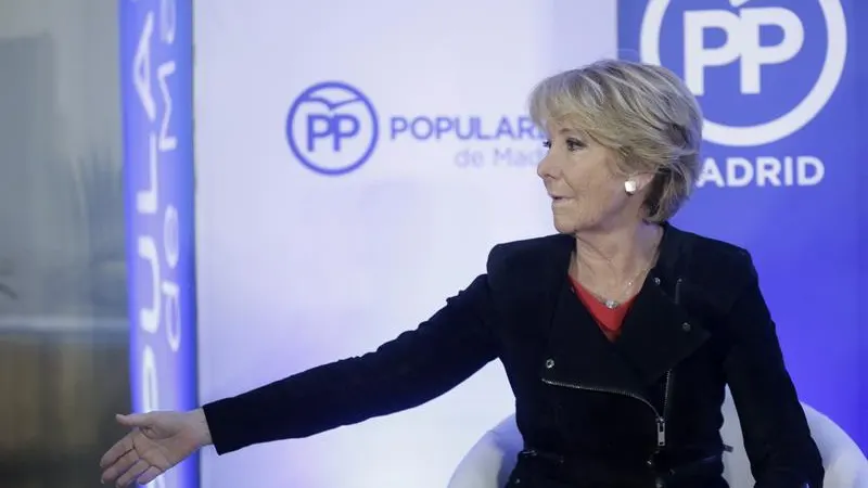 Esperanza Aguirre, en un acto con el PP de Madrid