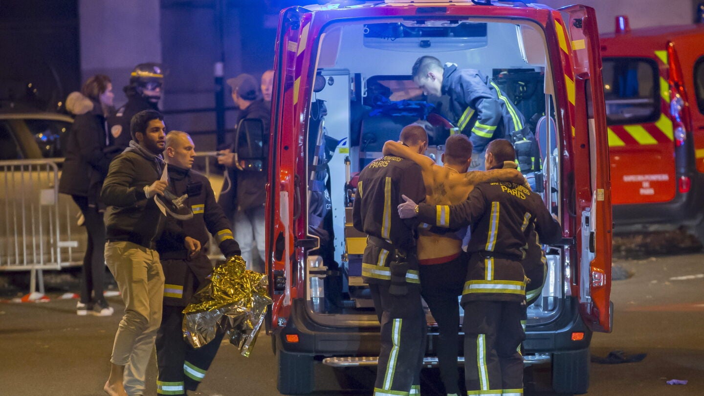 Heridos evacuados tras las explosiones en Francia