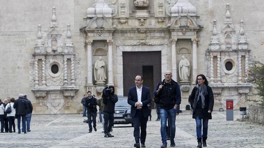 Los diputados del JXSí Jordi Turull, Raúl Romeva y Marta Rovira Los diputados del JXSí Jordi Turull, Raúl Romeva y Marta Rovira