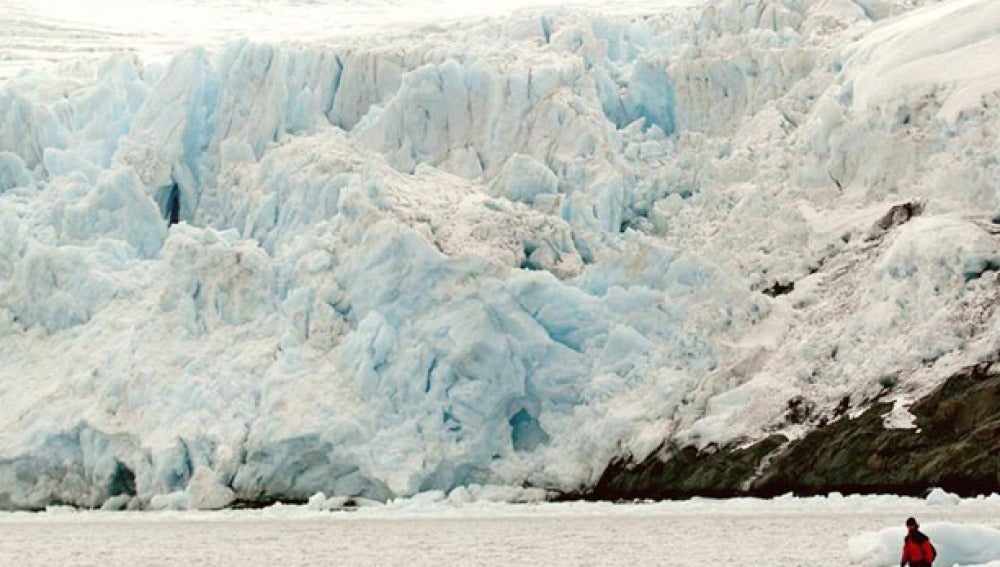 Deshielo de un glaciar en Groenlandia