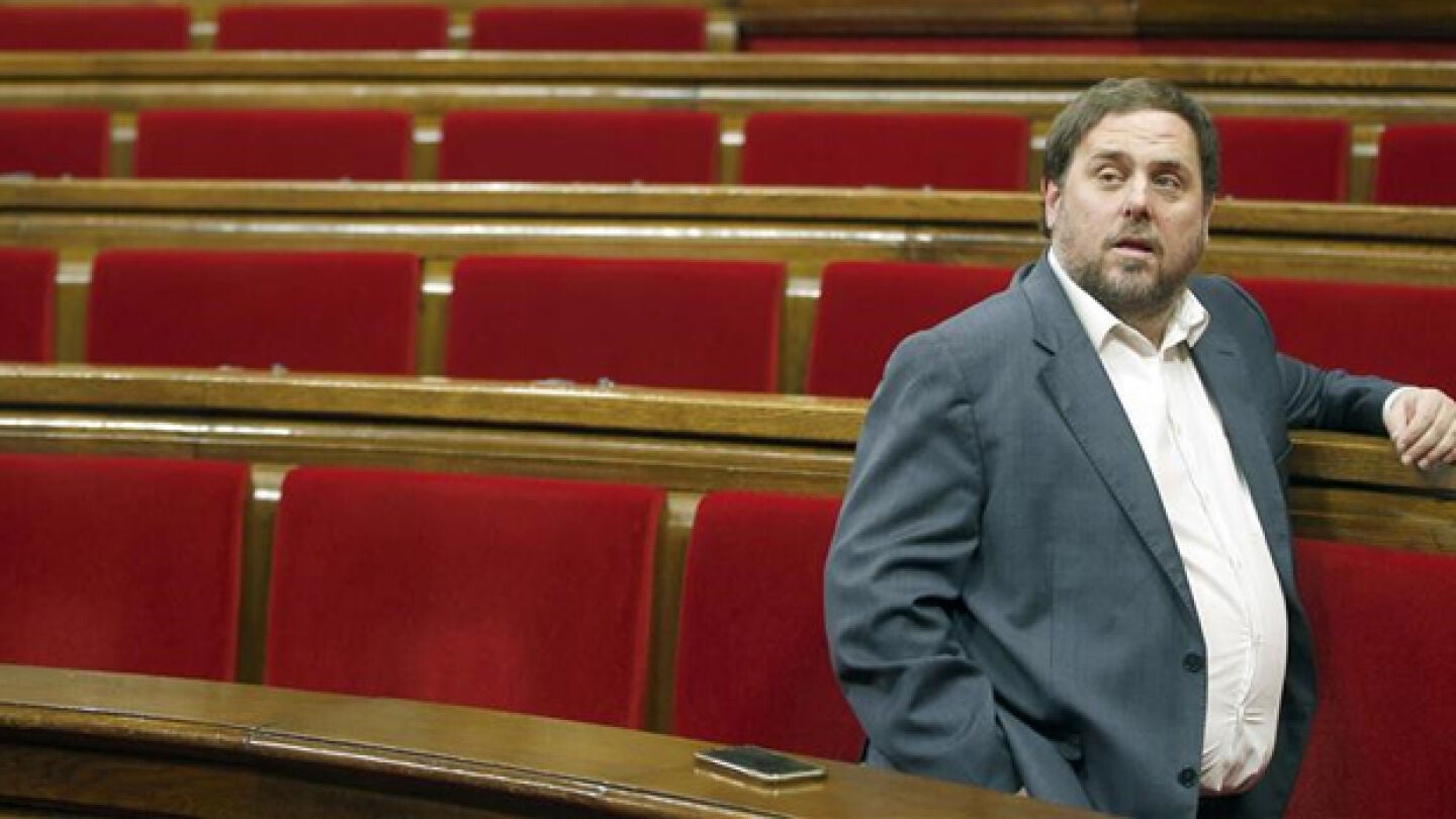Oriol Junqueras en el Parlament