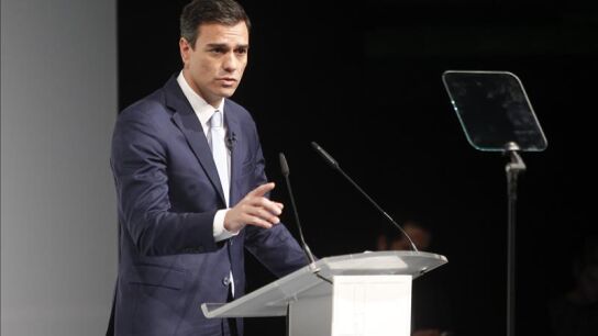 El l&iacute;der del PSOE, Pedro S&aacute;nchez