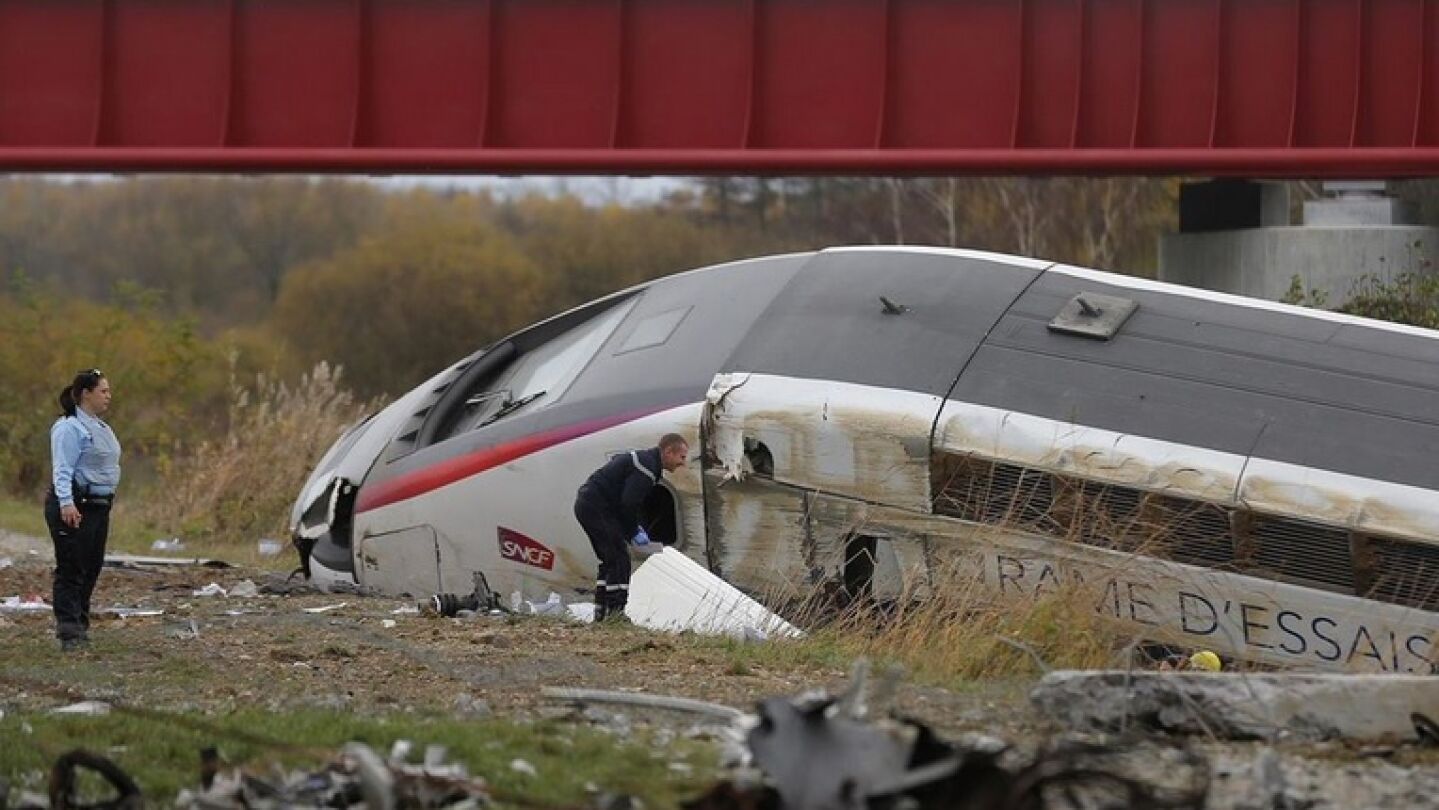 Tren descarrilado al este de Francia