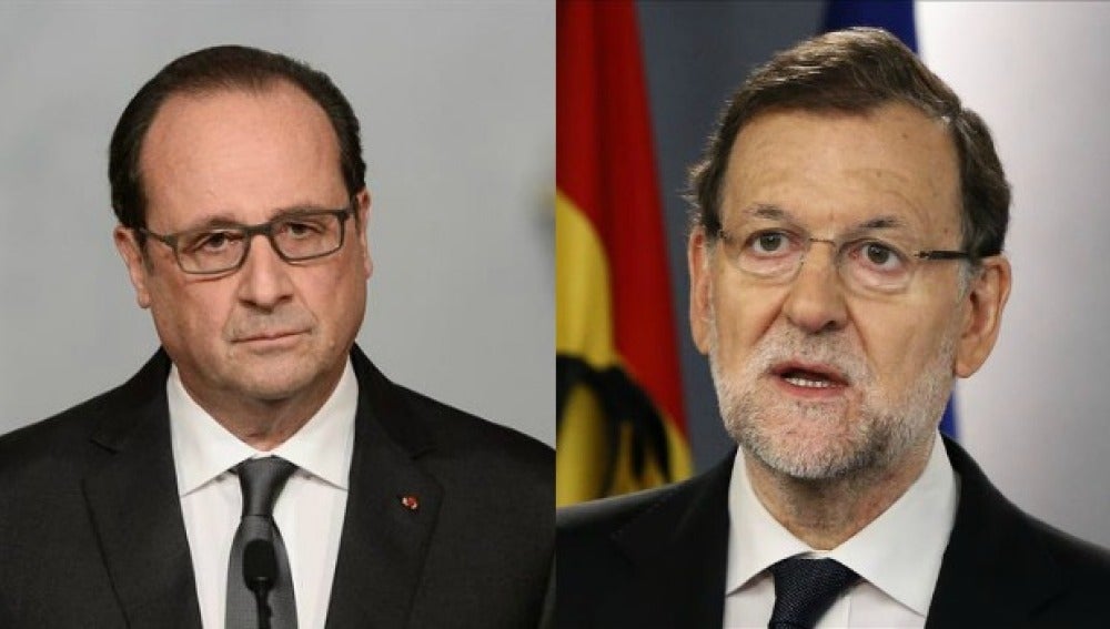 Francois Hollande y Mariano Rajoy