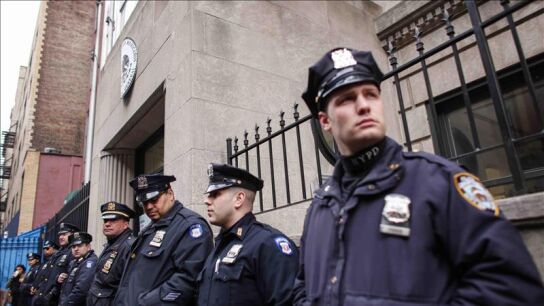 Polic&iacute;as de Nueva York (Archivo)