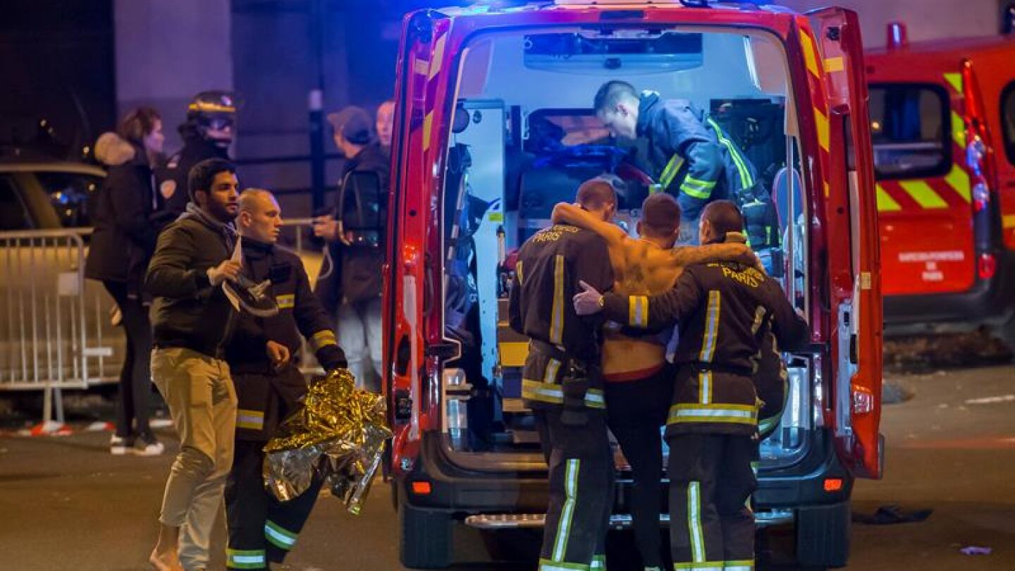 Servicios de emergencias en los atentados de Par&iacute;s