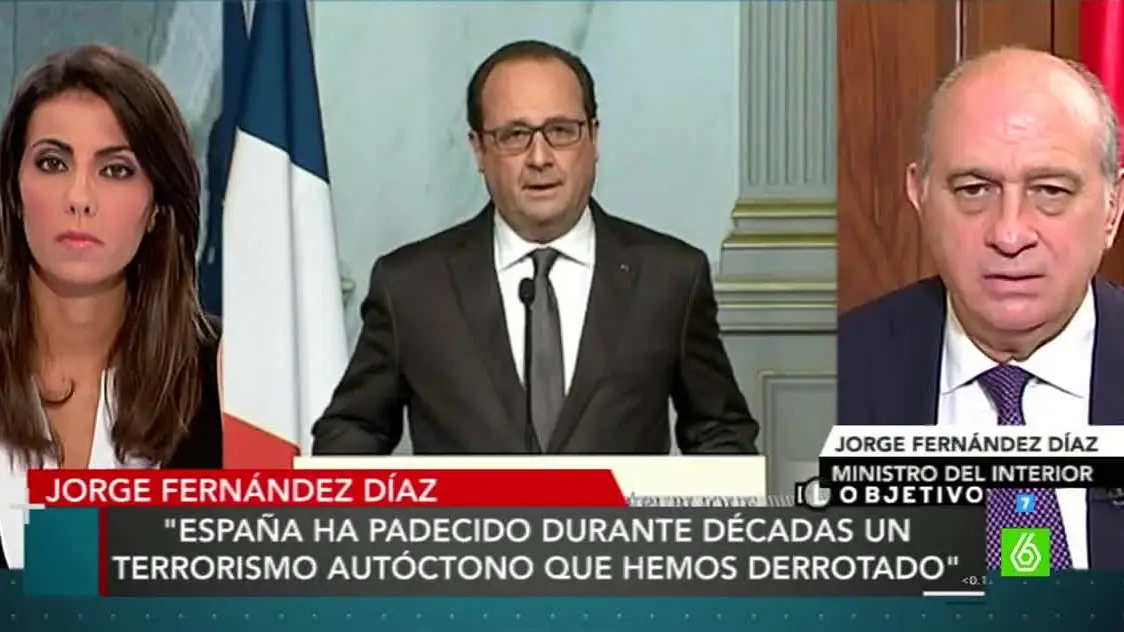 Fernández Díaz, ministro de Interior, en El Objetivo