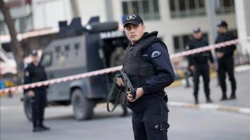 Miembros de la policía en Turquía