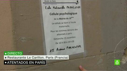 Cartel de atenci&oacute;n psicol&oacute;gica en Par&iacute;s