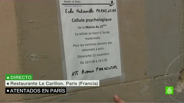 Cartel de atenci&oacute;n psicol&oacute;gica en Par&iacute;s