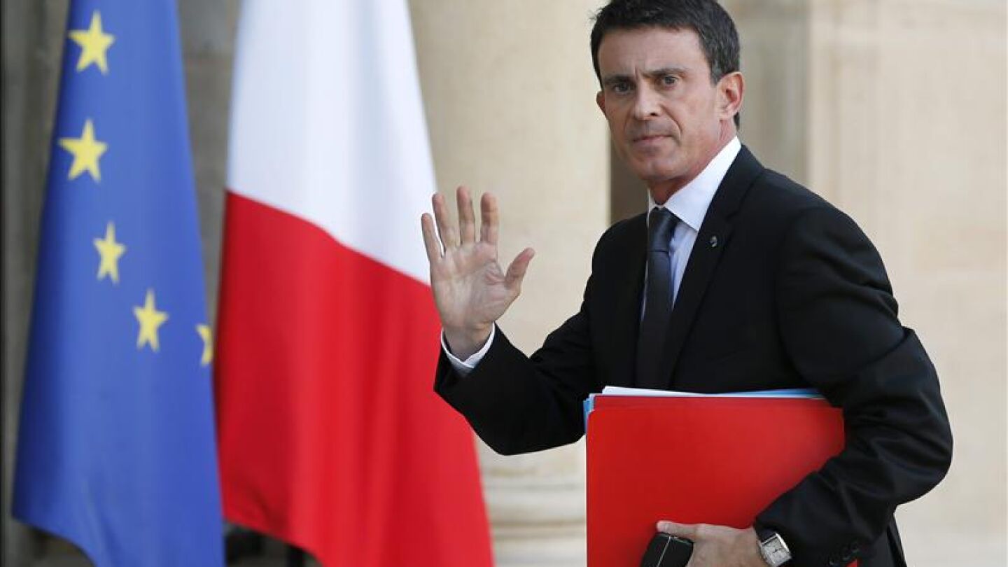 El primer ministro franc&eacute;s, Manuel Valls