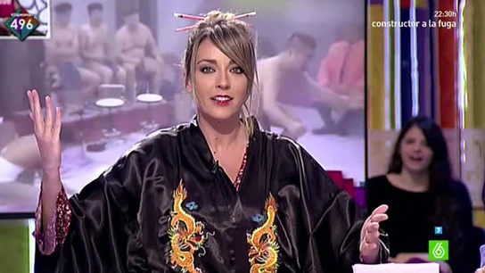 Anna Simon, convertida en una tradicional actriz japonesa Anna Simon, convertida en una tradicional actriz japonesa