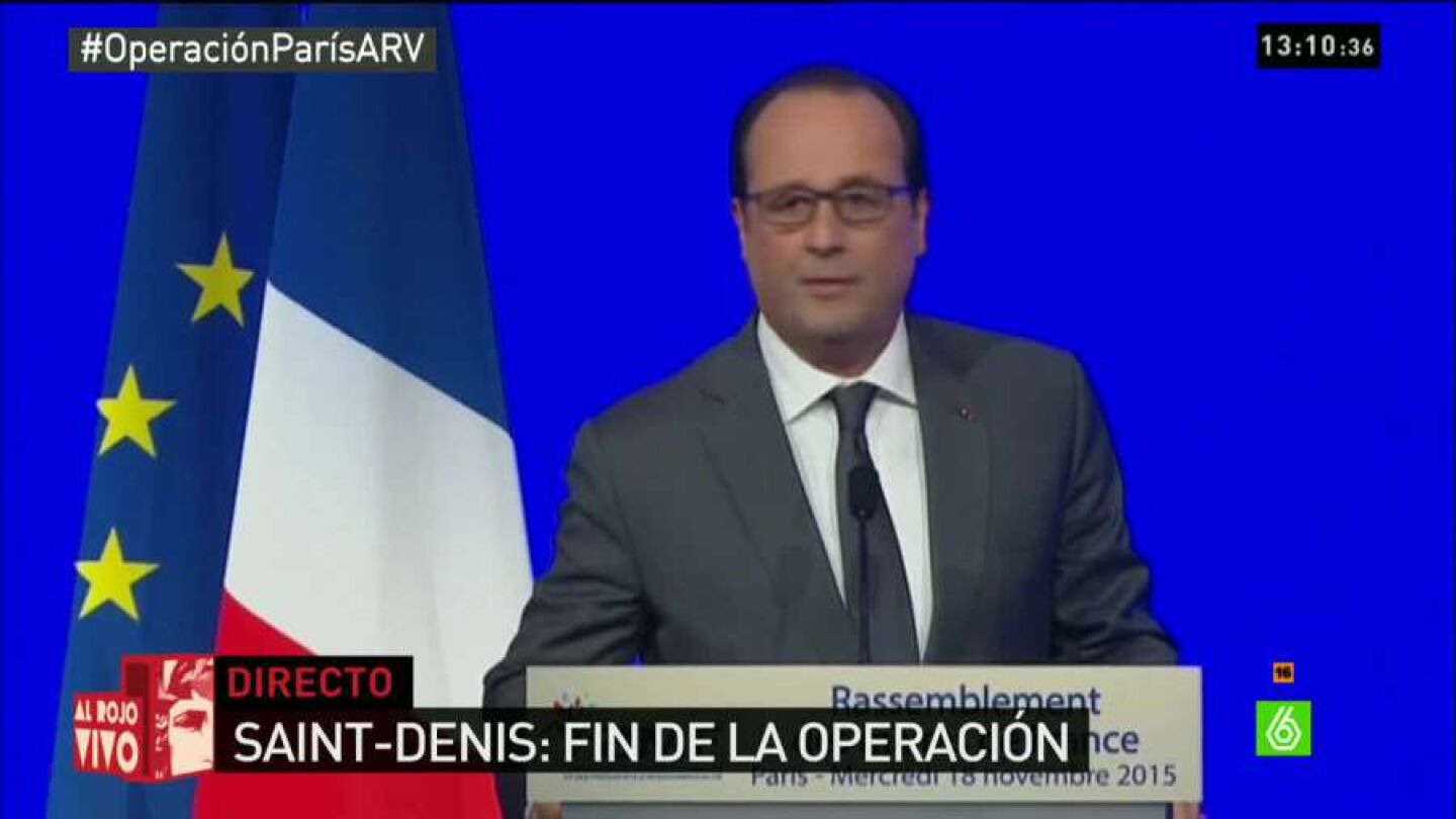 Fran&ccedil;ois Hollande, presidente de Francia