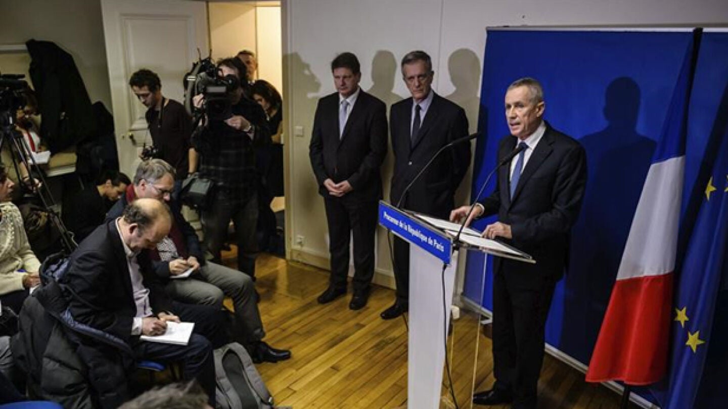 Fran&ccedil;ois Molins, fiscal de Par&iacute;s