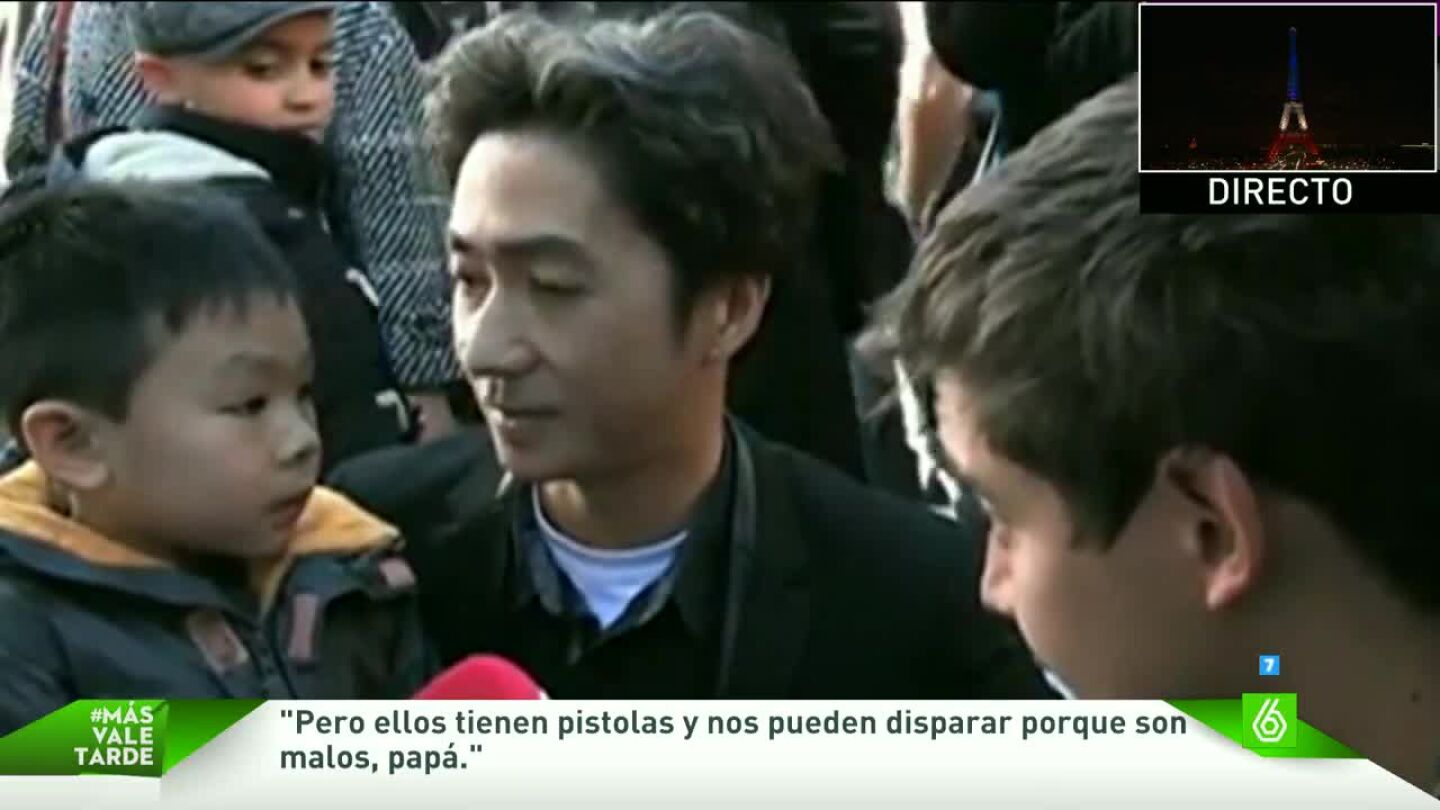 Padre le explica a su hijo el porqu&eacute; de los atentados de Par&iacute;s