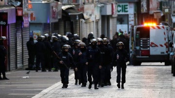 Militares en Saint-Denis