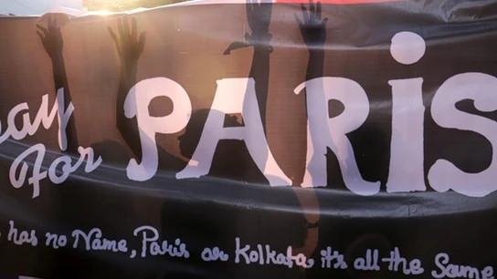 Manifestación en París por las víctimas de los atentados Manifestación en París por las víctimas de los atentados