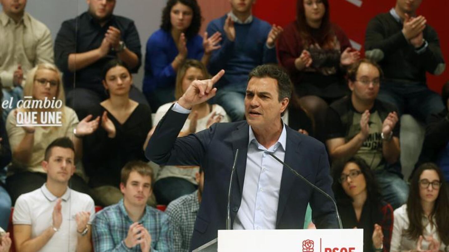 El secretario general del PSOE, Pedro S&aacute;nchez