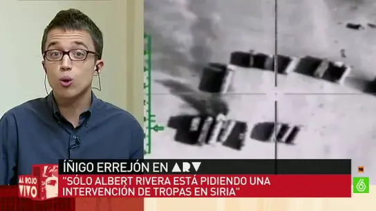 Íñigo Errejón, sobre la intervención en Siria Íñigo Errejón, sobre la intervención en Siria