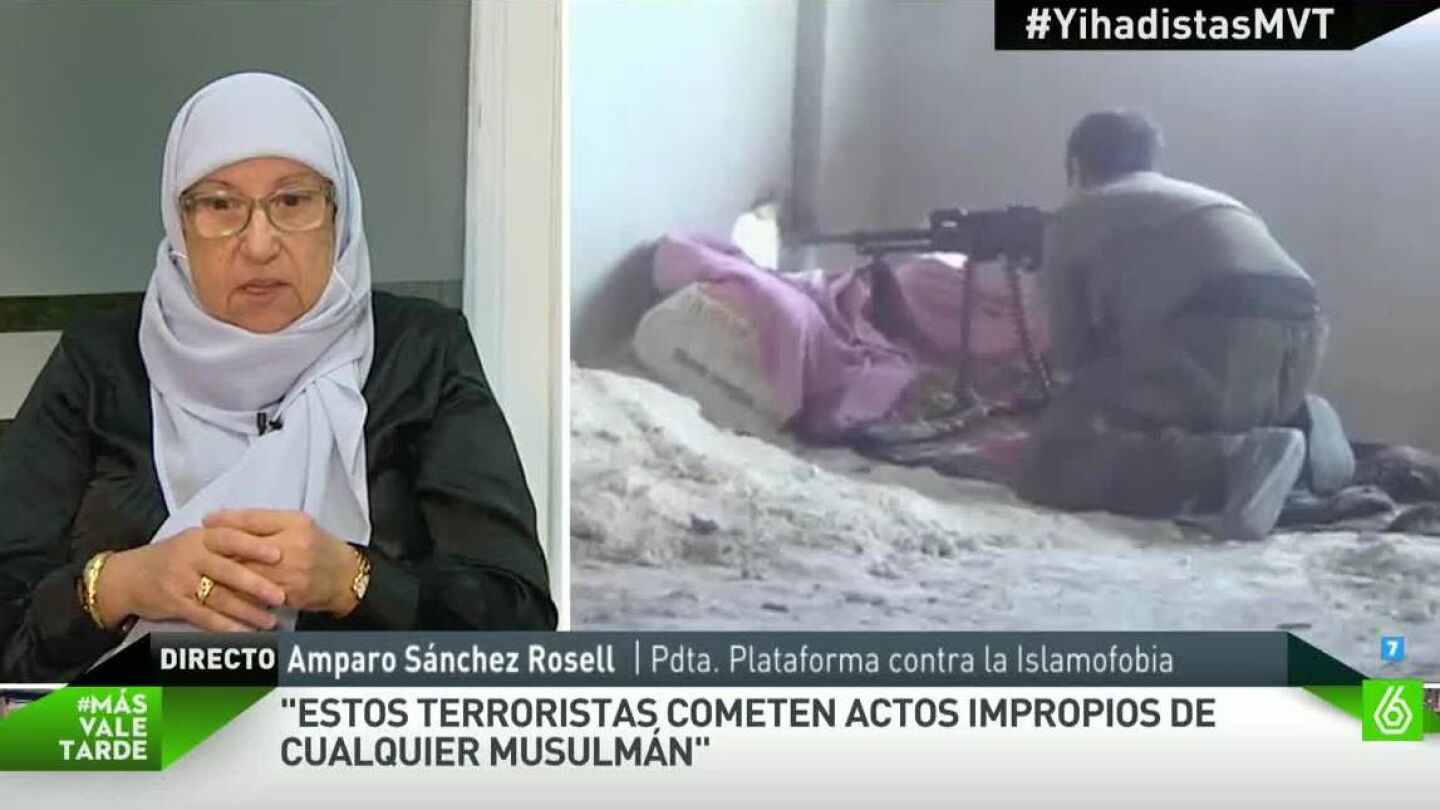 Amparo S&aacute;nchez, presidenta de la Plataforma contra la Islamofobia
