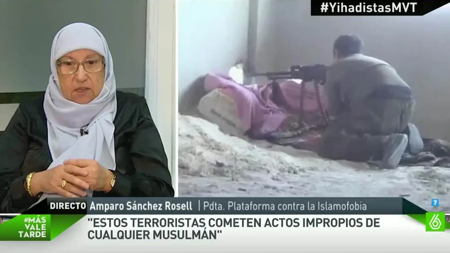 Amparo Sánchez, presidenta de la Plataforma contra la Islamofobia Amparo Sánchez, presidenta de la Plataforma contra la Islamofobia