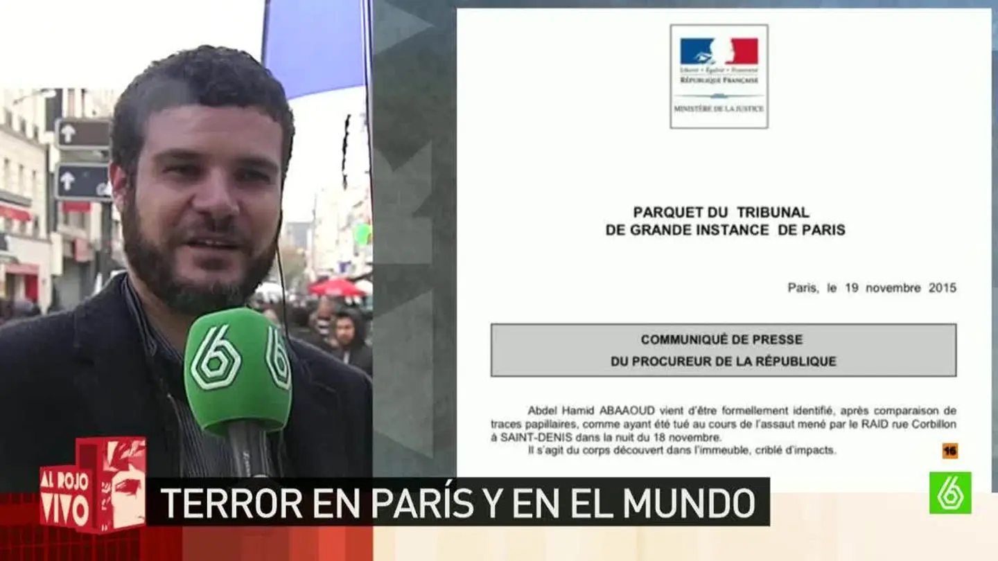 Hamid, testigo de la operación en Saint-Denis Hamid, testigo de la operación en Saint-Denis