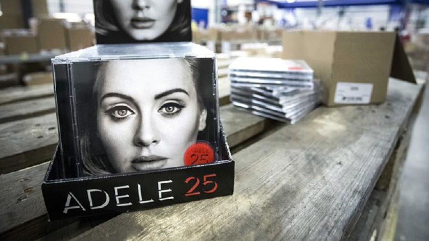 Imagen del nuevo disco de Adele, 25
