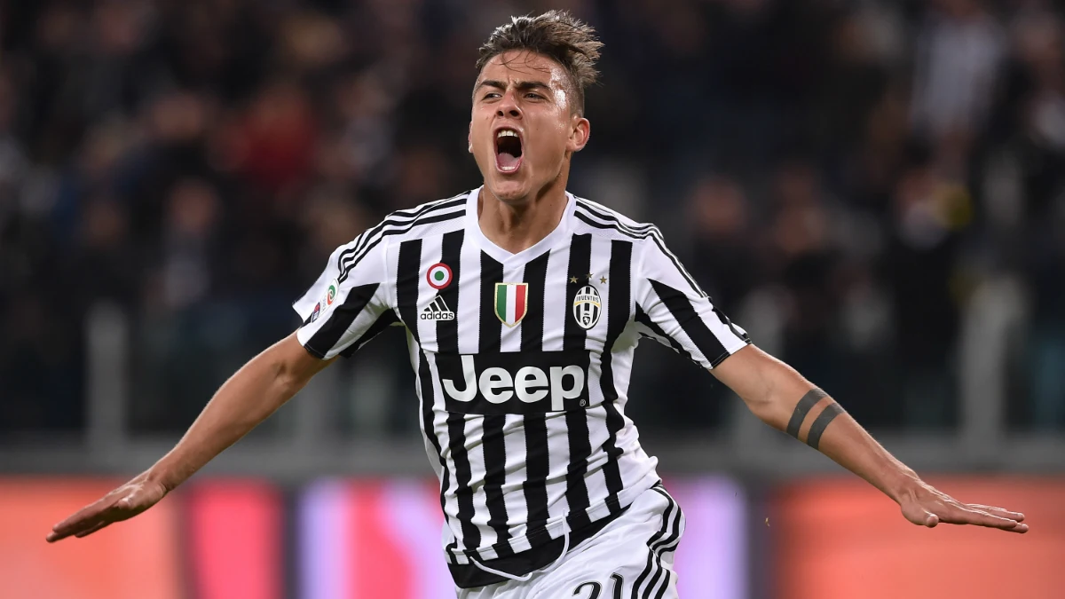 Dybala celebra su gol contra el Milan