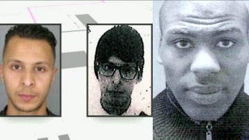 Salah Abdeslam y Mohamed Khoualed, terroristas implicados en los atentados de París