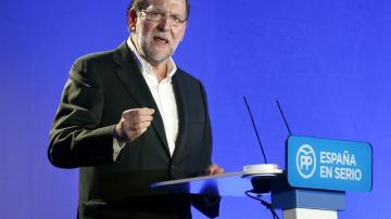 Mariano Rajoy, durante la presentación de candidatos del PP para el 20D