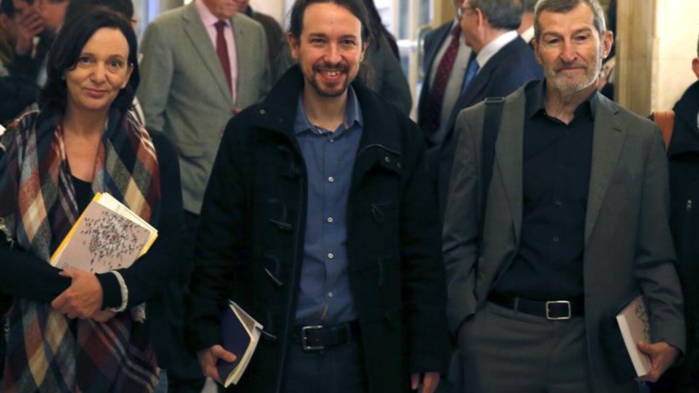 El l&iacute;der de Podemos, Pablo Iglesias