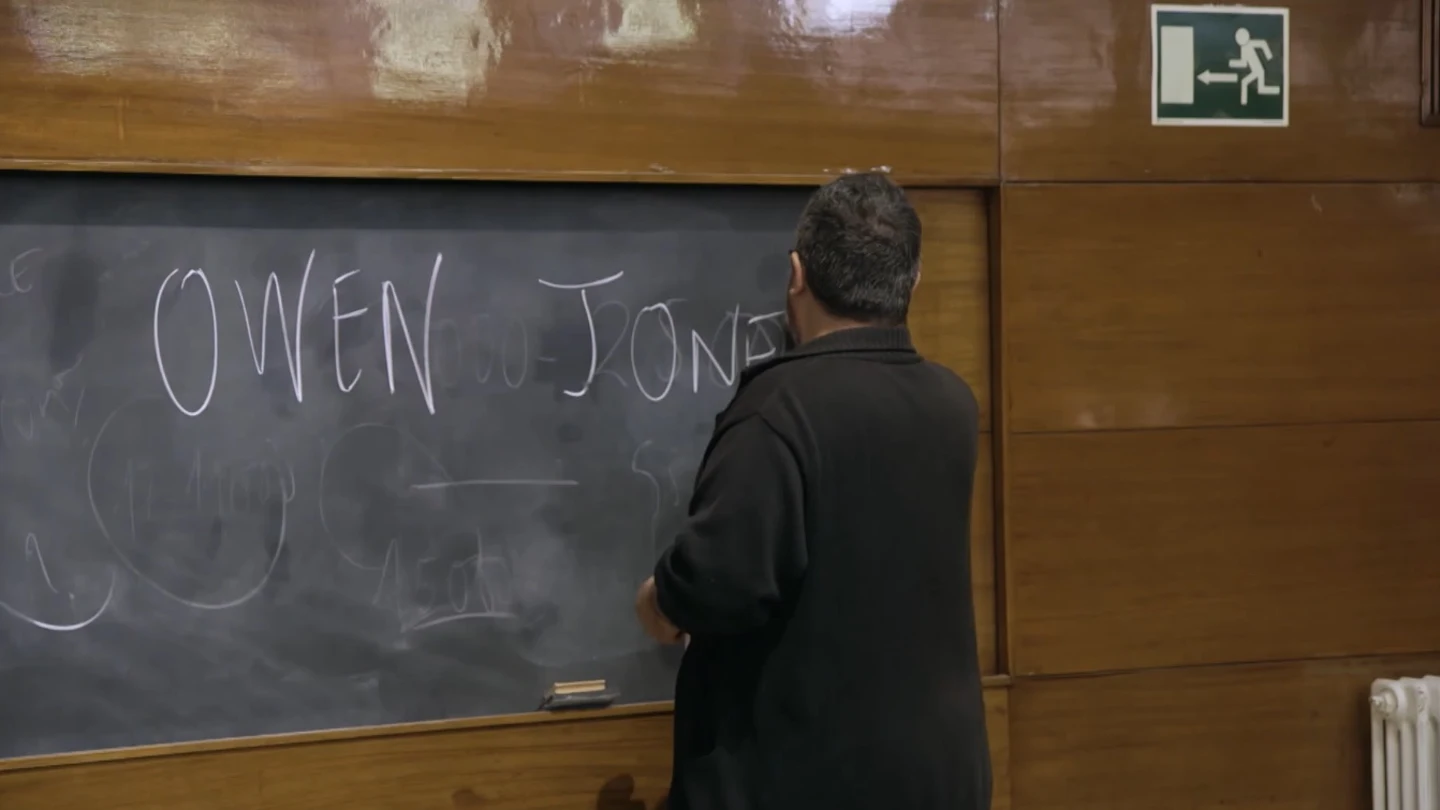Un aula de la UCM Un aula de la UCM