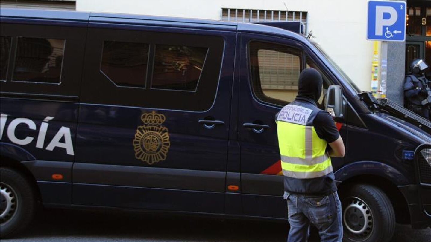 Imagen de un furg&oacute;n de la Polic&iacute;a Nacional