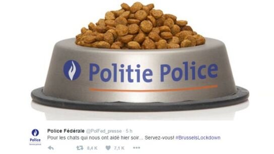 Agradecimiento de la Polic&iacute;a belga